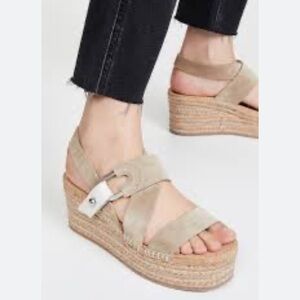 Rag & bone August leather espadrille sandal size 37.5
